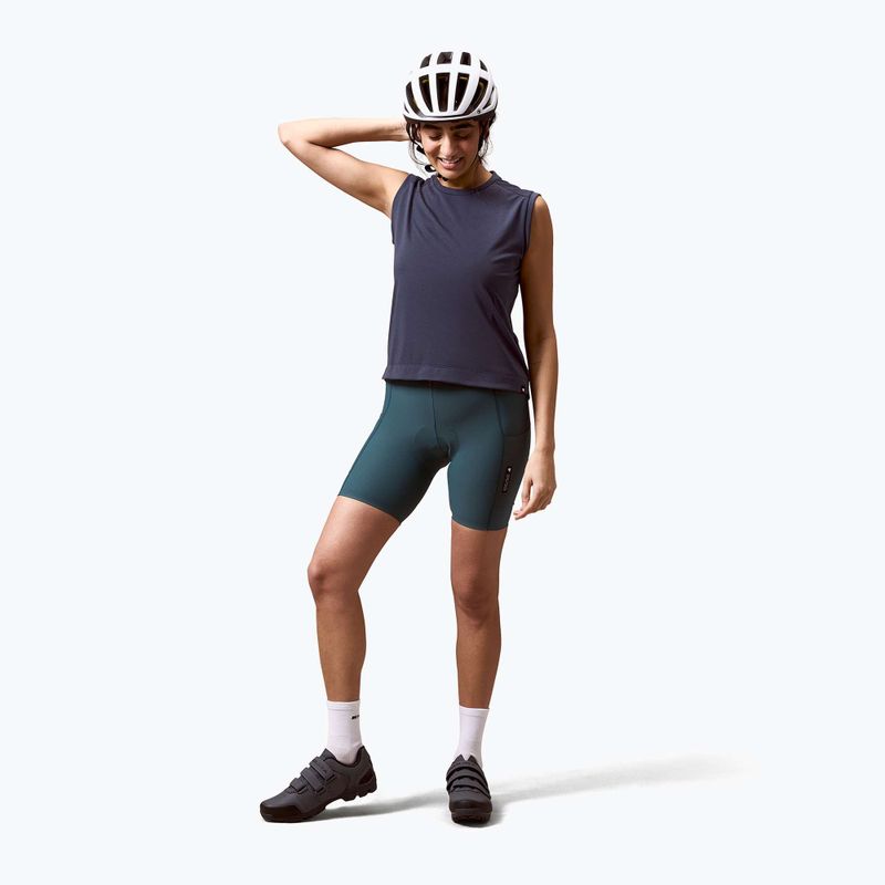 Pantaloncini da ciclismo da donna Endura Loop Bibshort teal 2