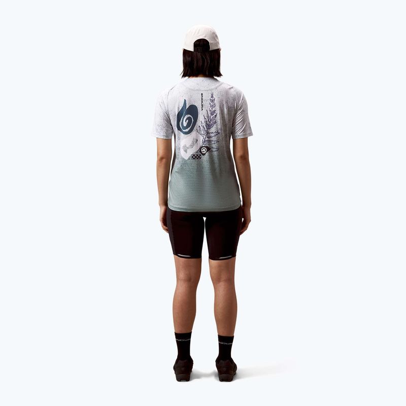 Maglia da ciclismo da donna Endura Singletrack Print W aero blue 3