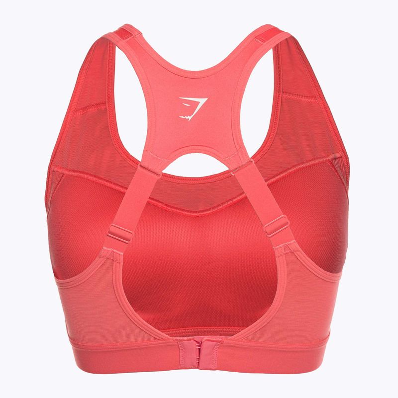 Gymshark Reggiseno da allenamento con schiena aperta Sport a pois rosa fitness 6