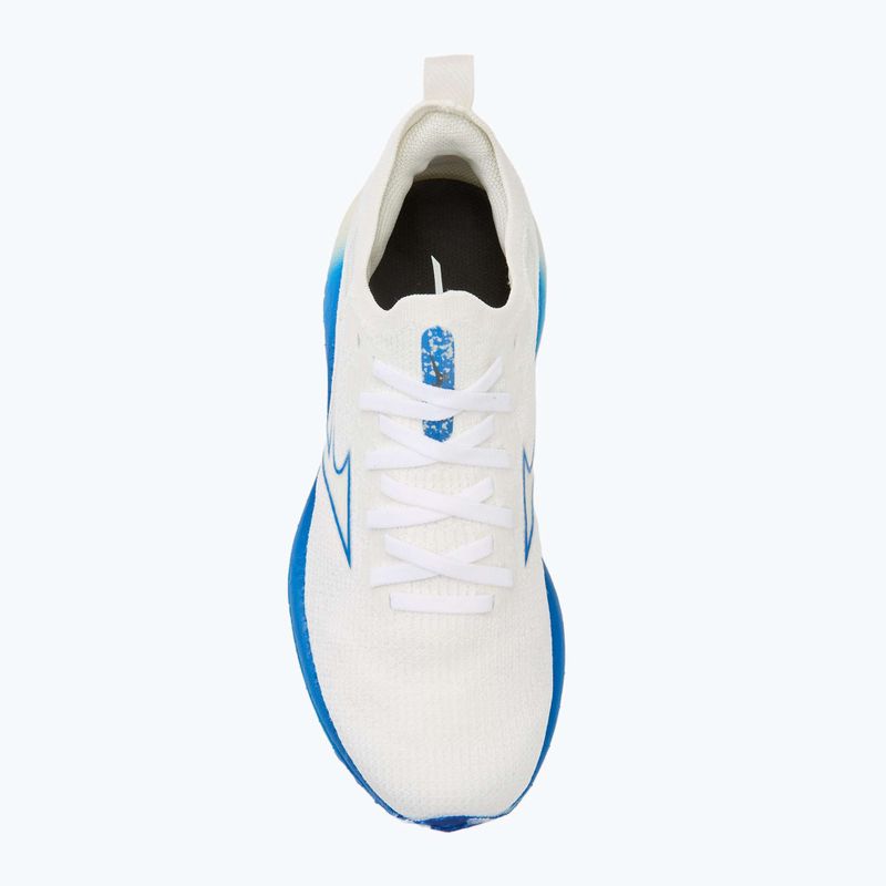 Scarpe da corsa da donna Mizuno Wave Neo Wind bianco/argento/blu-peace 5