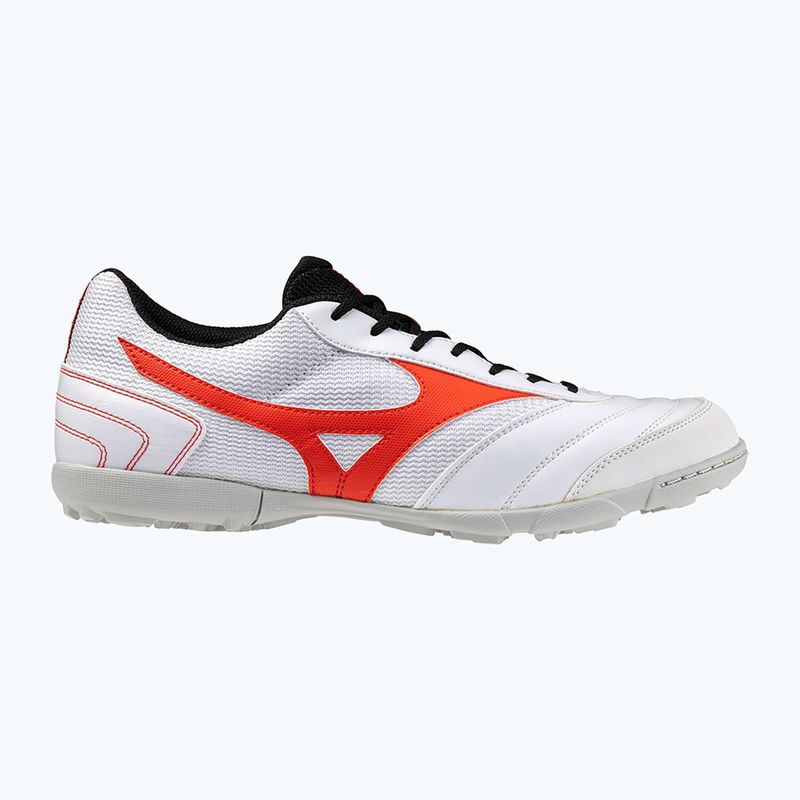 Scarpe da calcio per bambini Mizuno MRL Sala Club TF Jr bianco/rosso radiante 8