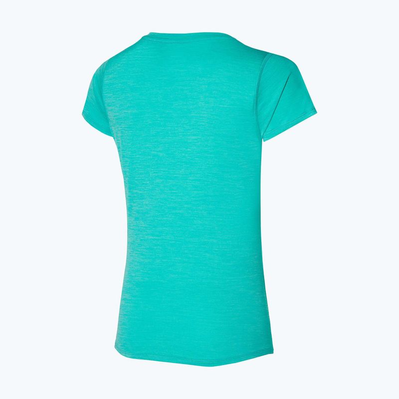 Maglietta da corsa da donna Mizuno Impulse Core RB Tee blu turchese 2