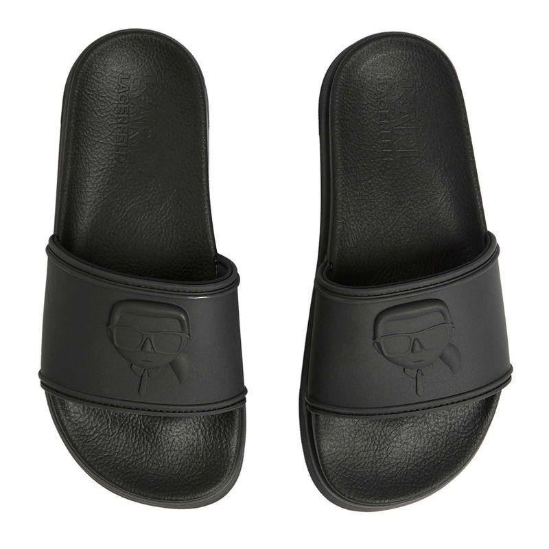 KARL LAGERFELD infradito donna Condominium Nft Relief gomma nera 4