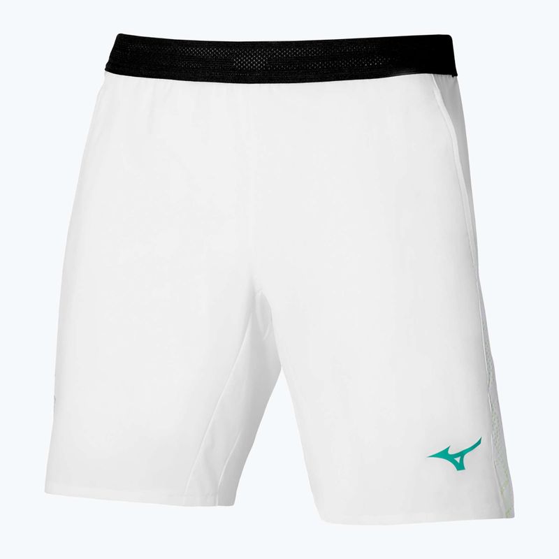 Pantaloncini da tennis da uomo Mizuno Mugen 8 In Amplify bianco 5