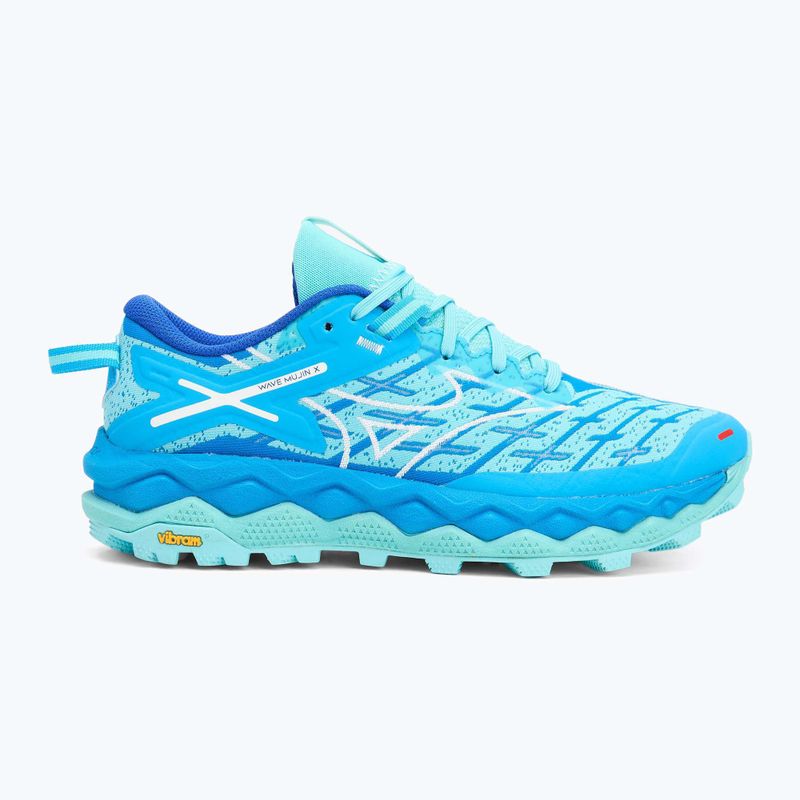 Scarpe da corsa da donna Mizuno Wave Mujin 10 blu radiance/bianco/blu pace 2