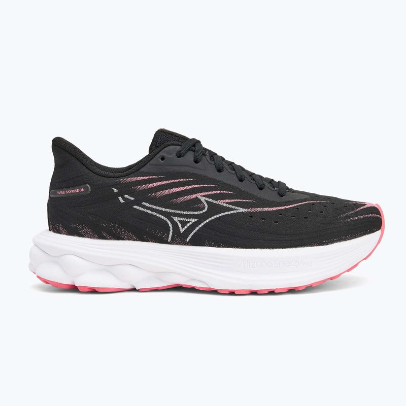 Scarpe da corsa da donna Mizuno Wave Skyrise 6 nero/rosa camelia 2