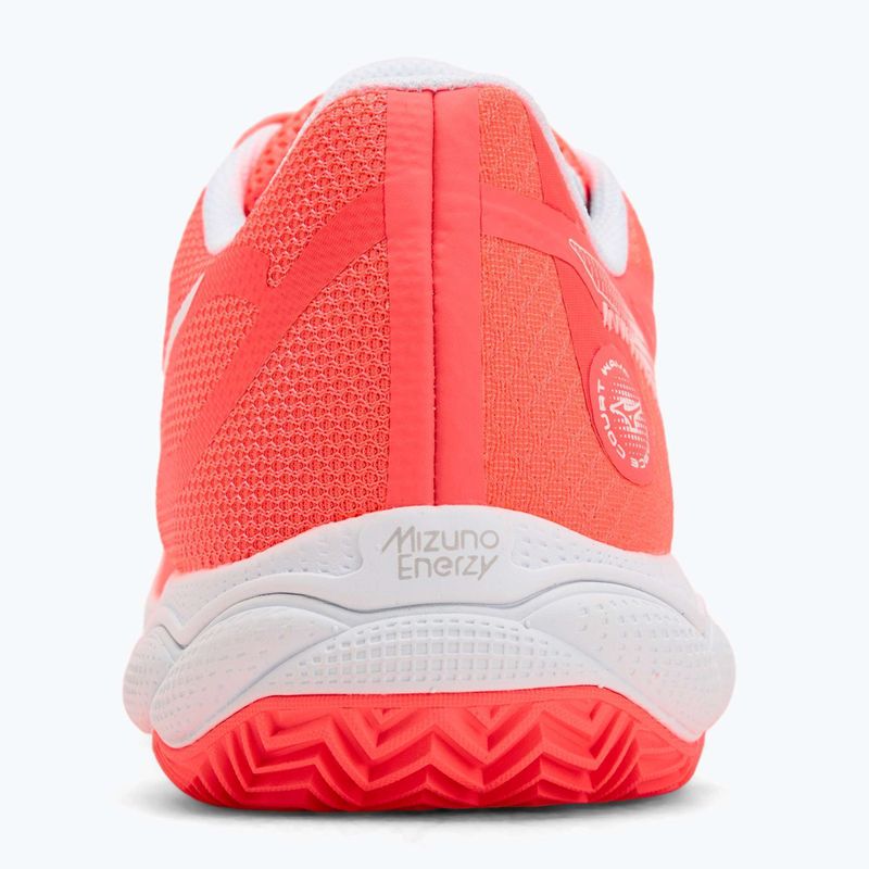 Scarpe da tennis da donna Mizuno Wave Enforce Court CC W calypso coral/white/barely pink 6