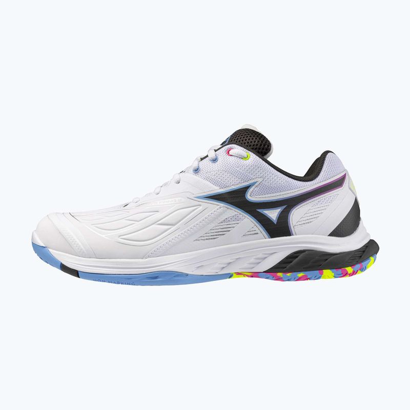 Mizuno Wave Fang 2 scarpa da badminton bianco/rosa tetra/tutto all'estero 8
