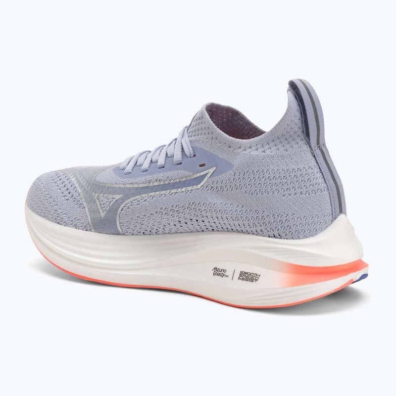 Scarpe da corsa Mizuno Neo Zen da donna blu islandese/argento/corallo brillante 3