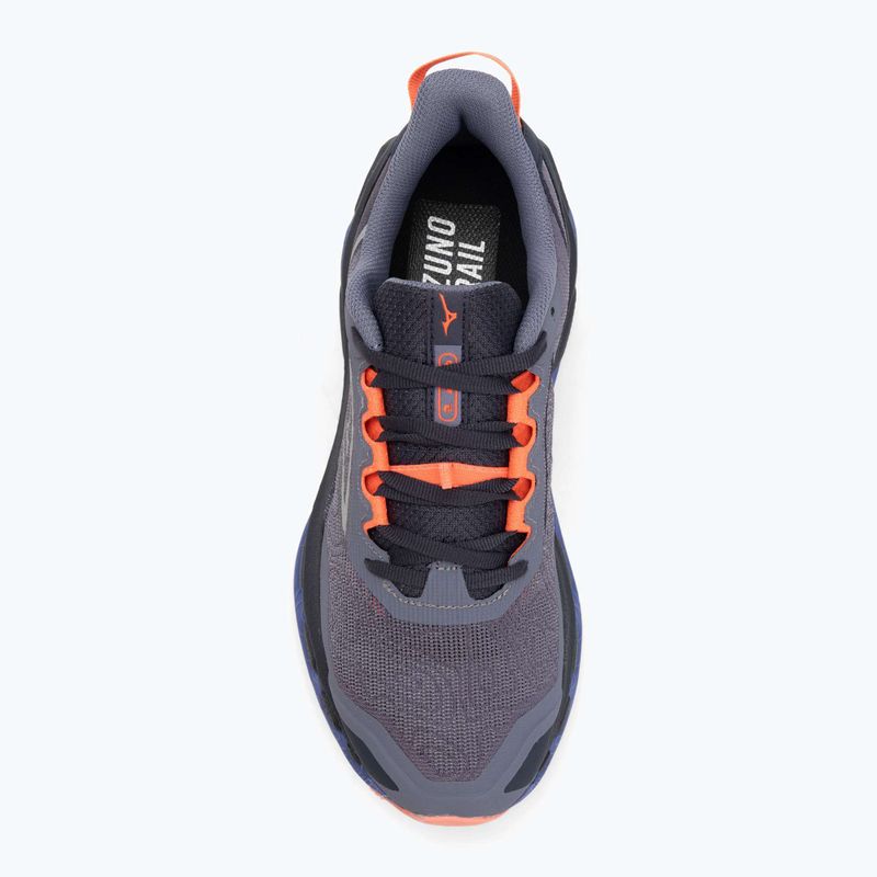 Scarpe da corsa da donna Mizuno Wave Mujin 11 blu granito/argento/corallo brillante 5