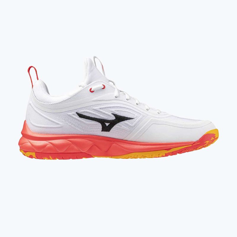 Scarpe da pallavolo Mizuno Wave Luminous 3 bianco/corallo infuocato 2/citrus 9