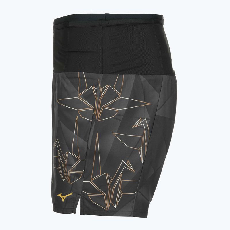 Pantaloncini da corsa uomo Mizuno Active Graphic Multi Pocket tan 3