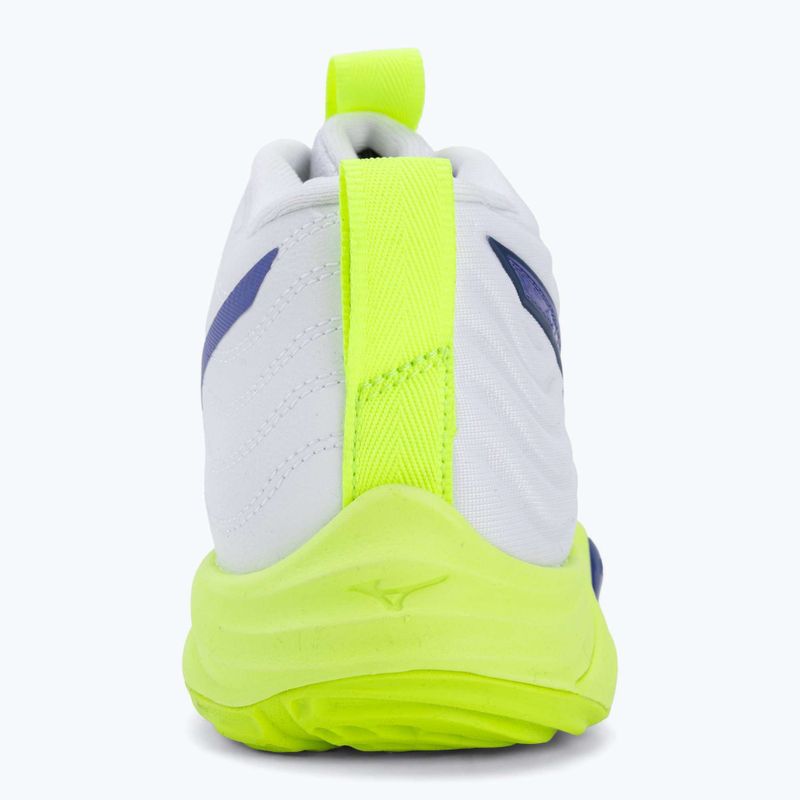 Scarpe da pallavolo Mizuno Wave Momentum Elite Mid white/lightning yellow/dazzling blue 6