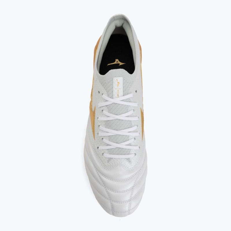 Scarpe da calcio Mizuno Morelia Neo IV Beta Japan FG white/mp gold/cool gray 3c 5