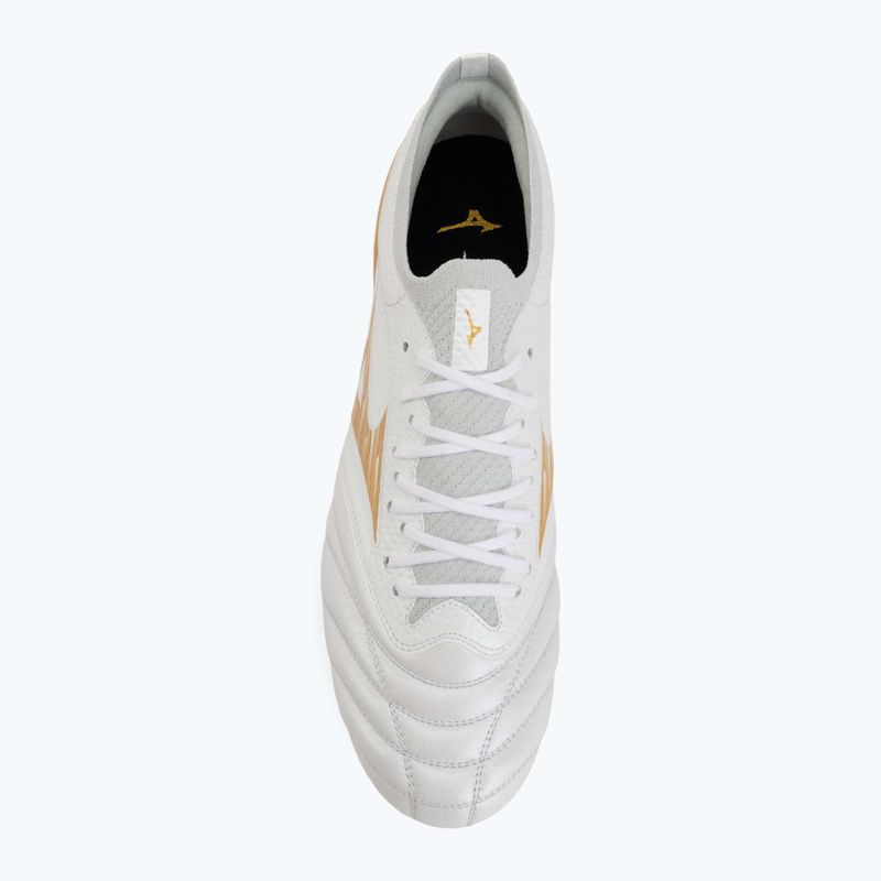 Scarpe da calcio Mizuno Morelia Neo IV Beta Elite Mix white/mp gold/cool gray 3c 5
