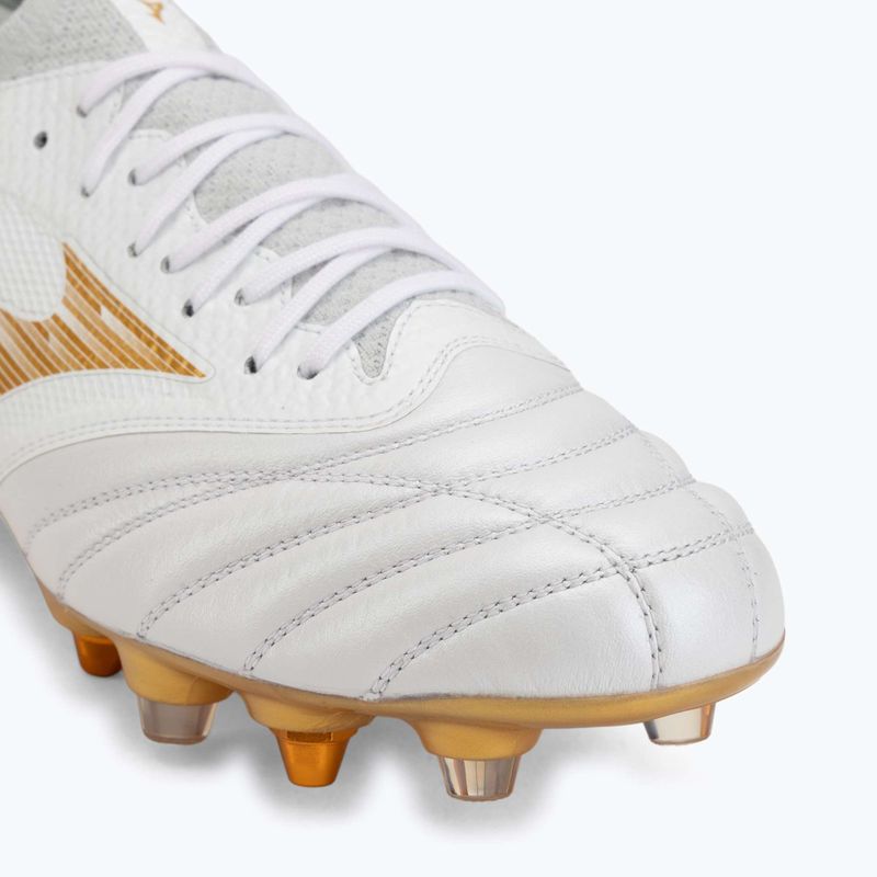 Scarpe da calcio Mizuno Morelia Neo IV Beta Elite Mix white/mp gold/cool gray 3c 7