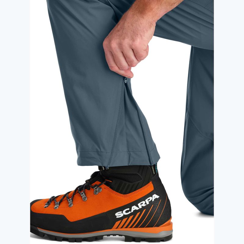Pantaloni a membrana Rab Kinetic Alpine 2.0 da uomo, blu orione 7