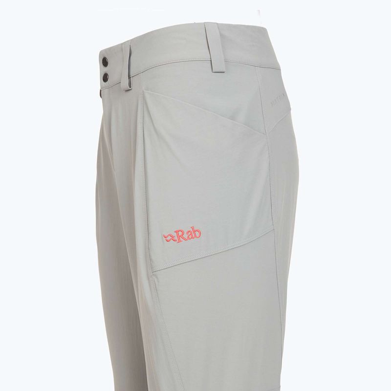 Pantaloni da trekking donna Rab Incline Light zinco 3