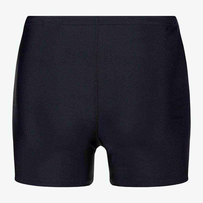 Pantaloncini da bagno Speedo Tech Print Aquashort da uomo nero/arancio 2