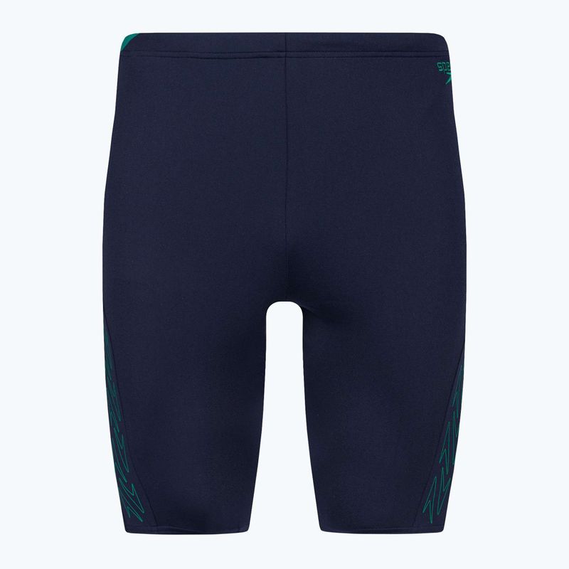Costume da bagno Speedo Hyper Boom Splice da uomo blu/verde 6