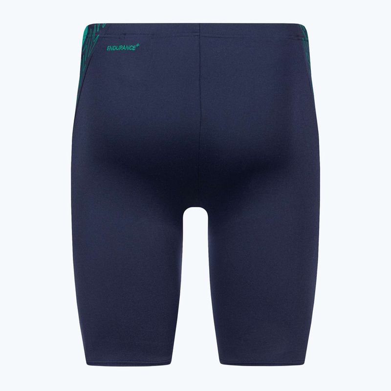 Costume da bagno Speedo Hyper Boom Splice da uomo blu/verde 7