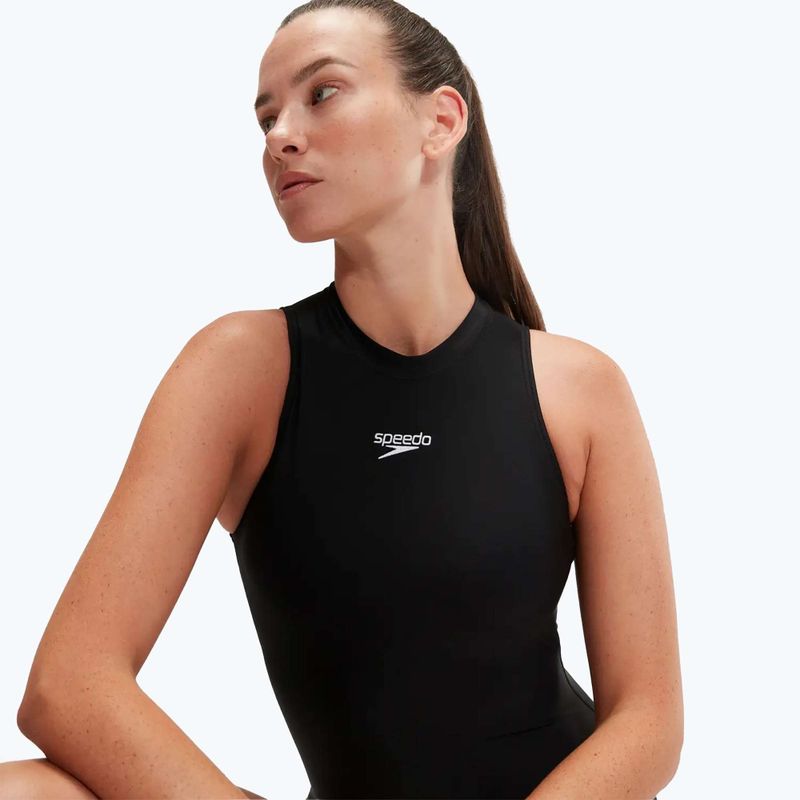 Costume intero Speedo da donna Hydrasuit nero/bianco 8