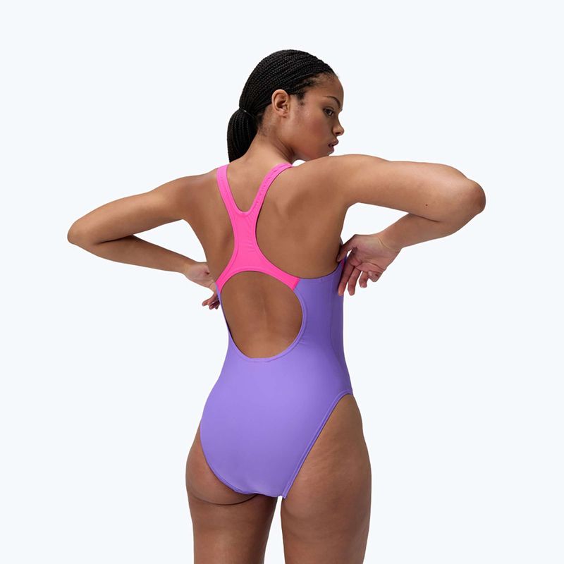 Speedo Medley Logo Medalist - costume intero indigo glow 3