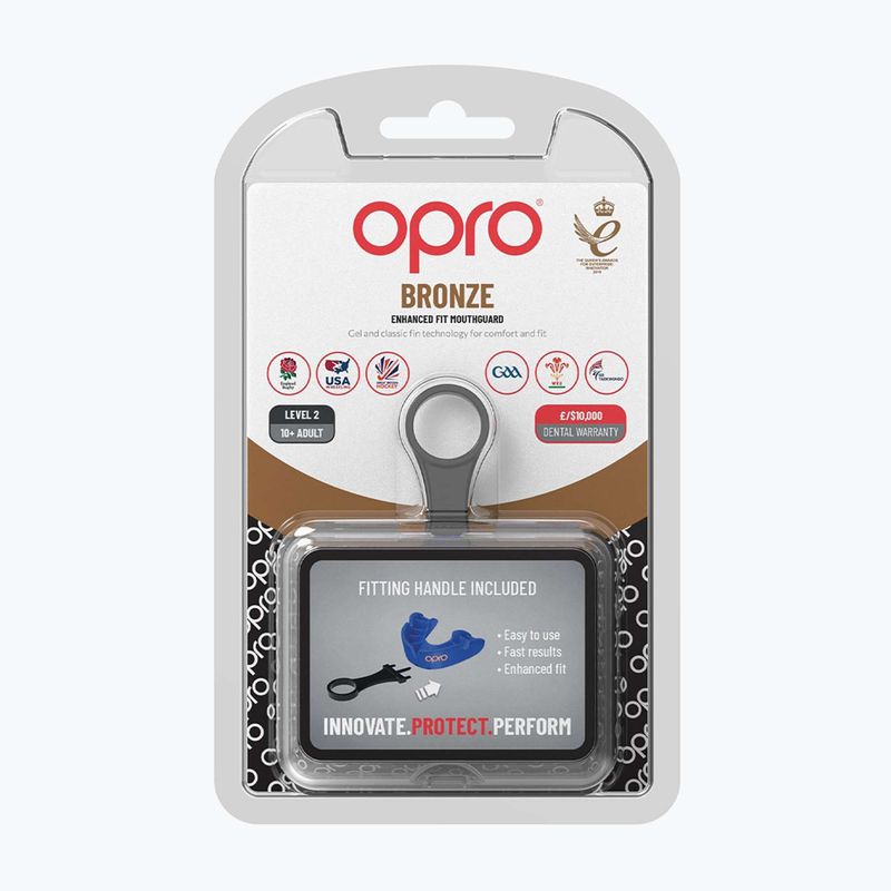 Protezione della mascella Opro Bronze GEN5 blu 2