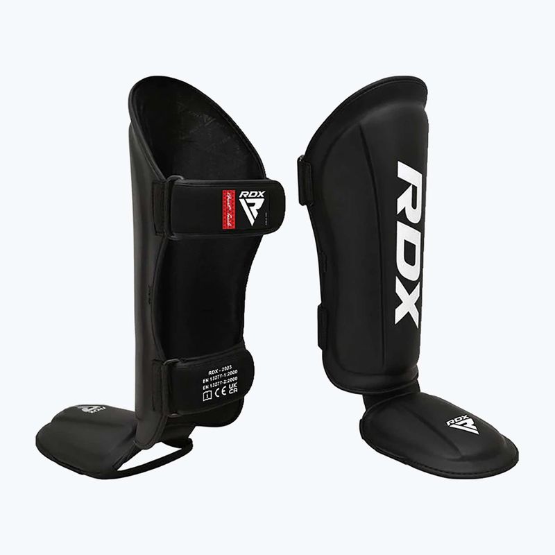Parastinchi e protezioni per il collo del piede RDX T1 Shin Instep Guards nero 2