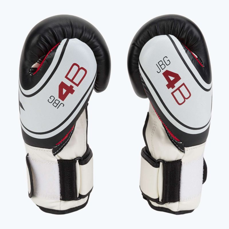 Guanti da boxe per bambini RDX JBG-4 bianco/nero 4