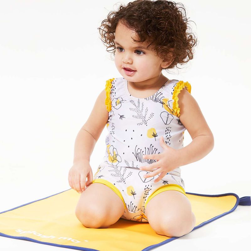 Costume intero per bambini Splash About Happy Nappy flowy meadow 5