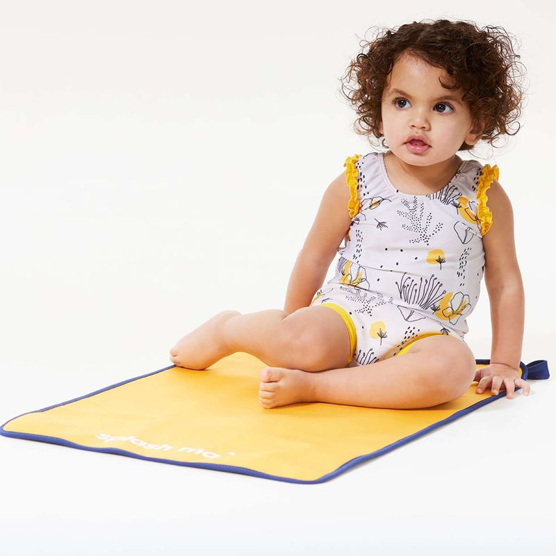 Costume intero per bambini Splash About Happy Nappy flowy meadow 6