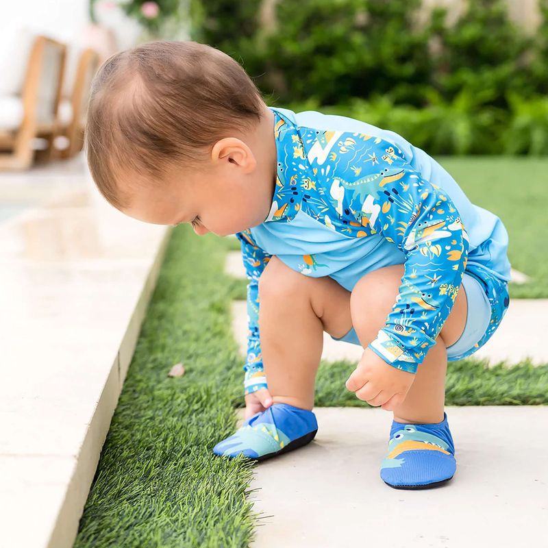 Scarpe da scoglio bambini Splash About Splash Shoes crocodile swamp 14