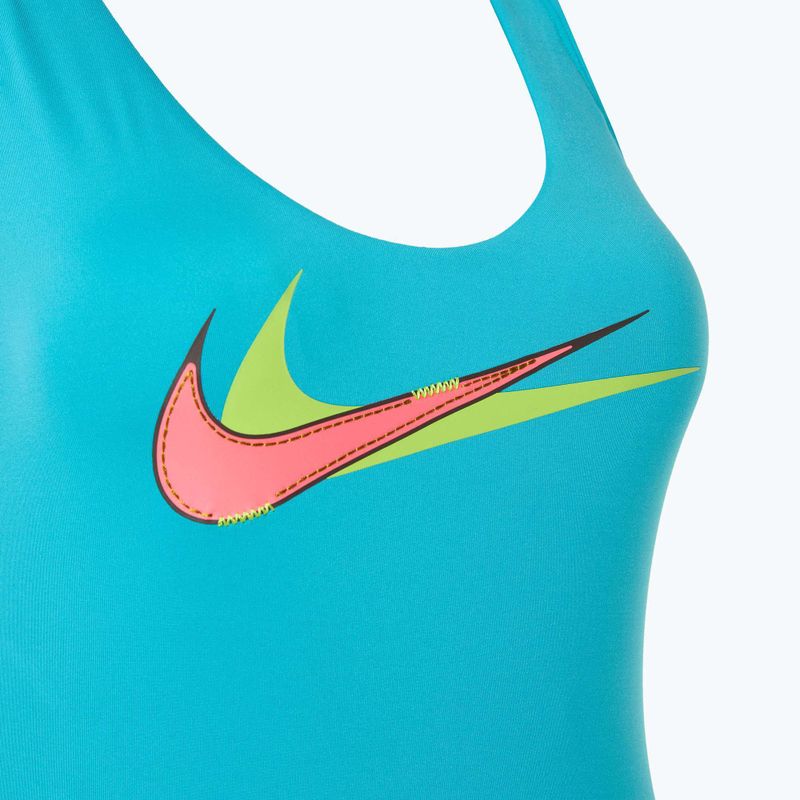 Costume intero donna Nike Multi Logo Crossback dusty cactus 3