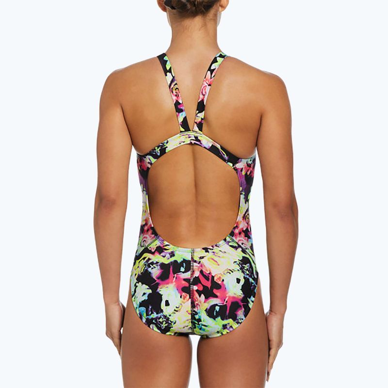Costume intero da donna Nike Hydrastrong Multi Print Fastback rainbow 6