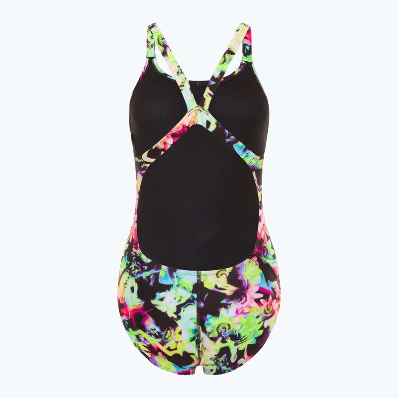 Costume intero da donna Nike Hydrastrong Multi Print Fastback rainbow 2