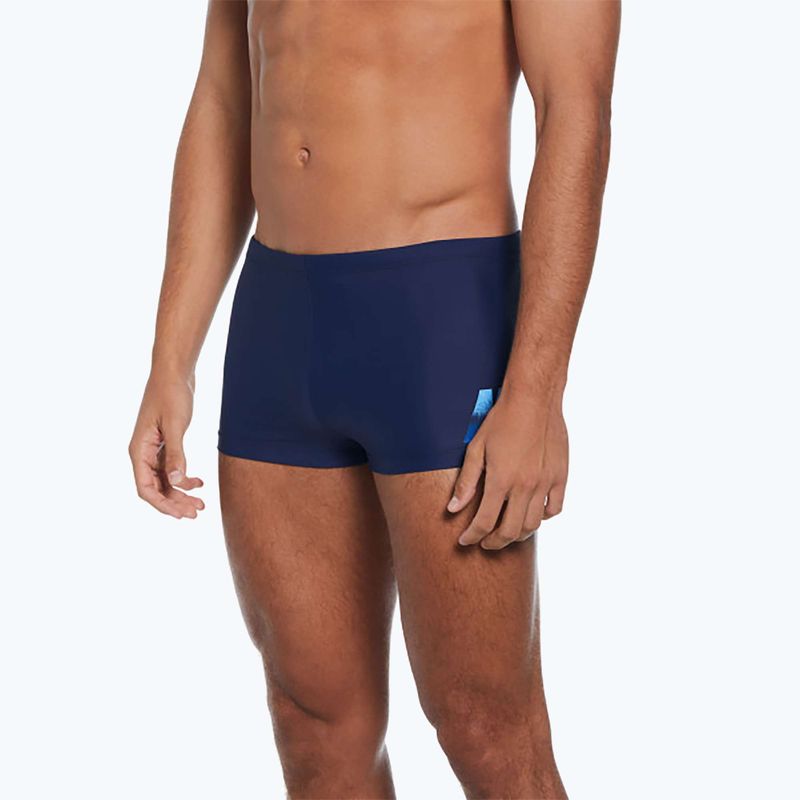 Boxer da nuoto Nike Ocean Merge Uomo a gamba quadrata, mezzanotte marina 5