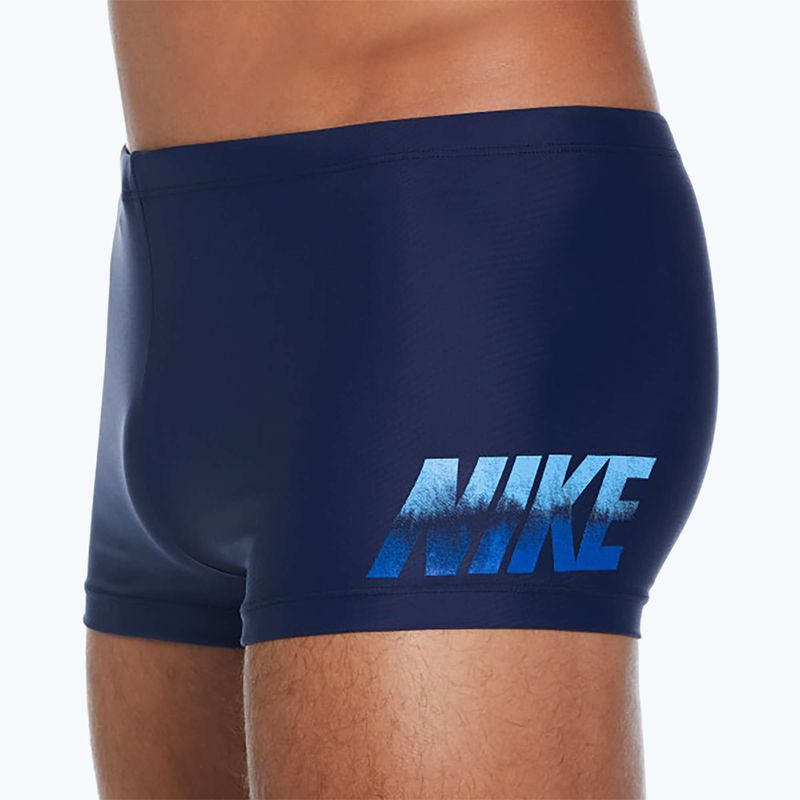 Boxer da nuoto Nike Ocean Merge Uomo a gamba quadrata, mezzanotte marina 8
