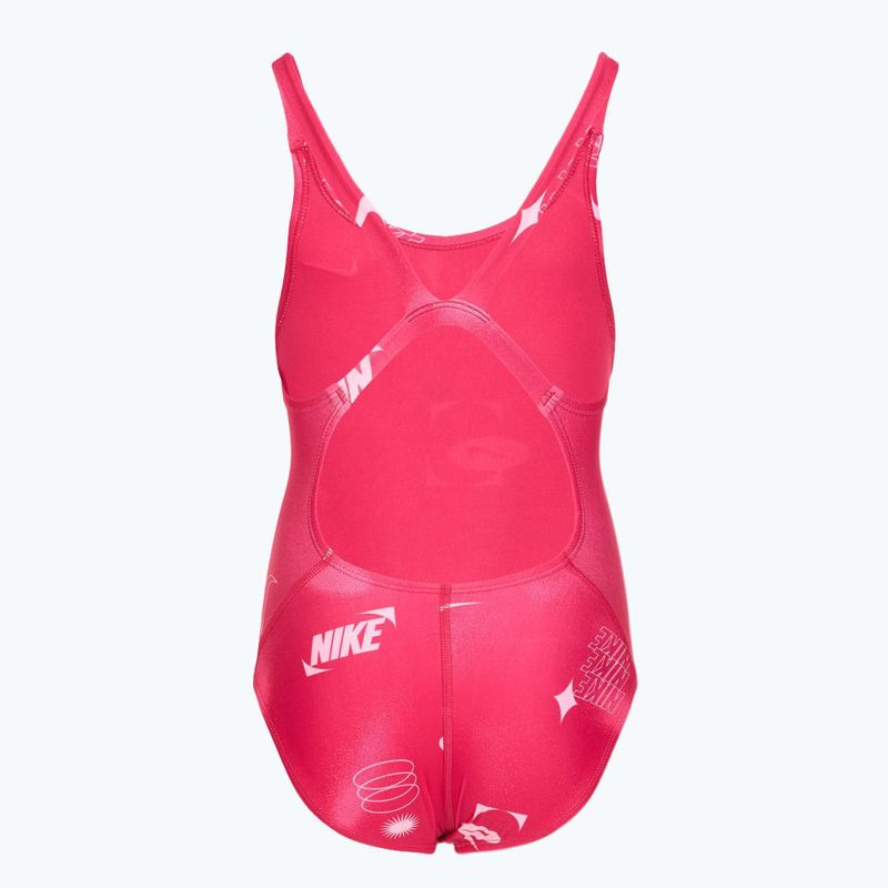Costume intero bambino Nike Hydrastrong Fastback rush pink 2