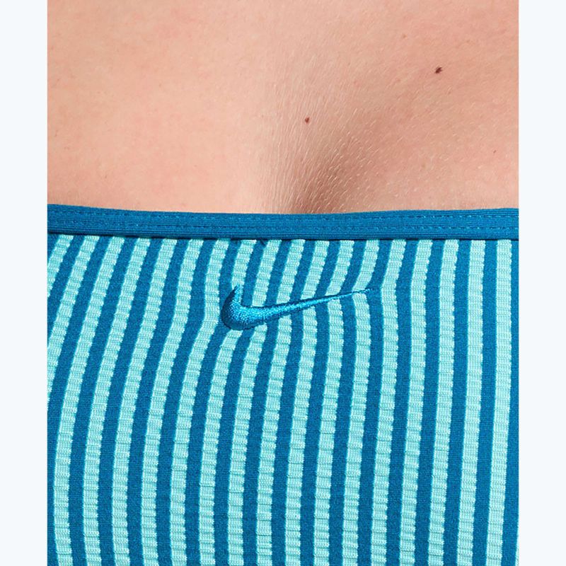 Parte superiore del costume da bagno Nike Ripple Texture Bralette Classic Bikini bleached turquoise 4