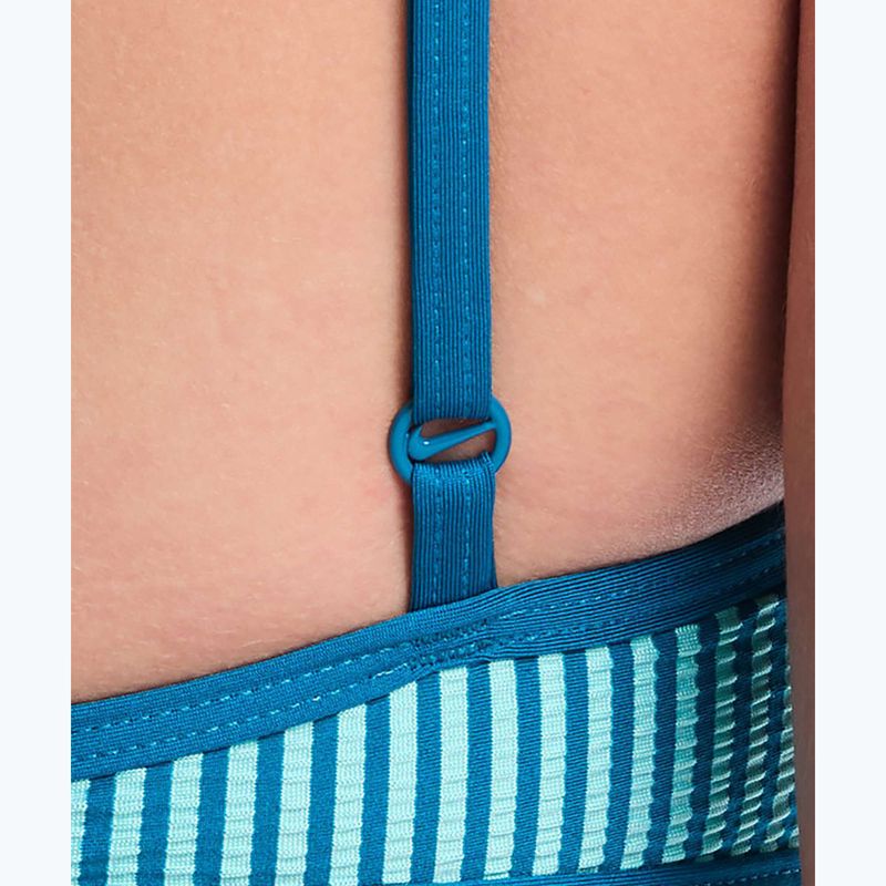 Parte superiore del costume da bagno Nike Ripple Texture Bralette Classic Bikini bleached turquoise 5