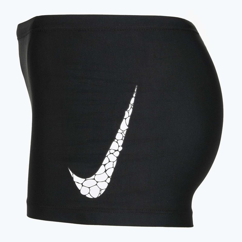 Costume da bagno da nuoto Nike Logo Graphic Square Leg black 3