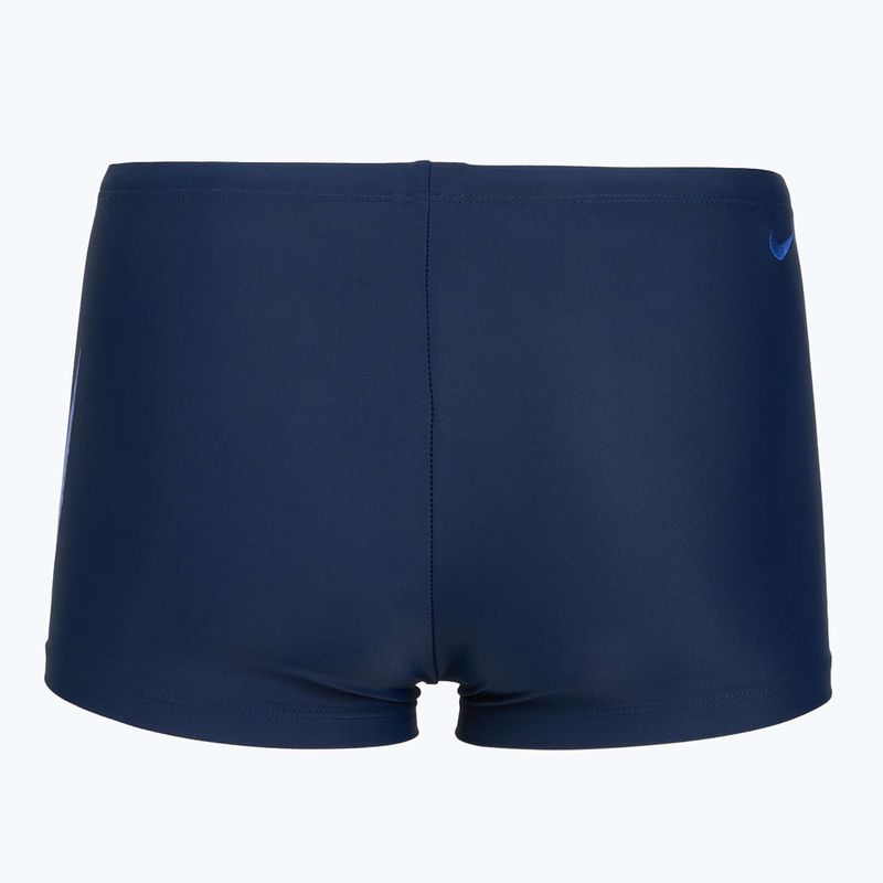 Costume da bagno da nuoto Nike Logo Graphic Square Leg midnight navy 2