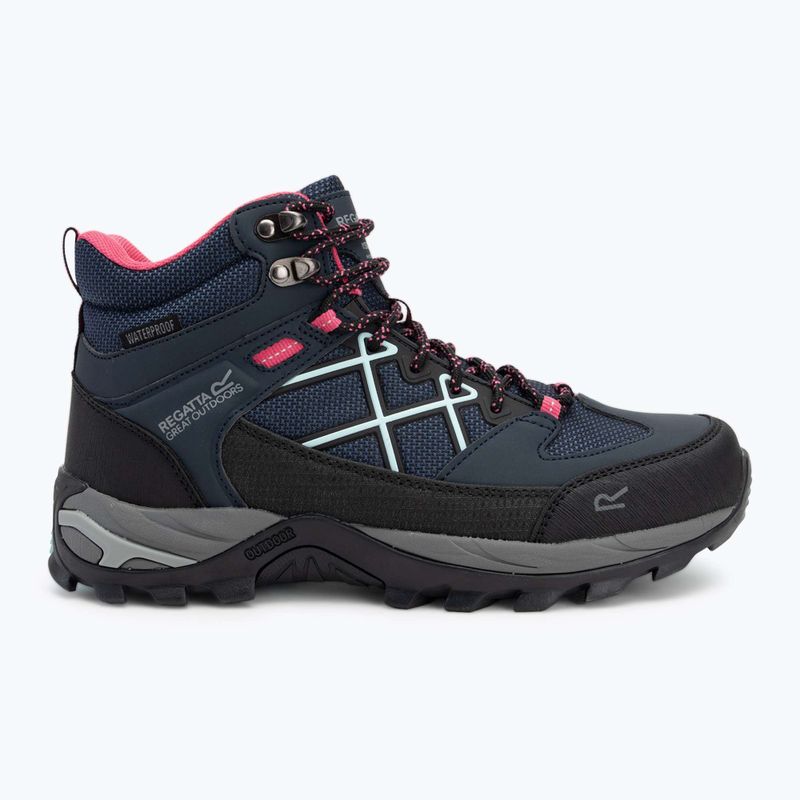 Scarponi da trekking da donna REGATTA Samaris III blu/rosa 2