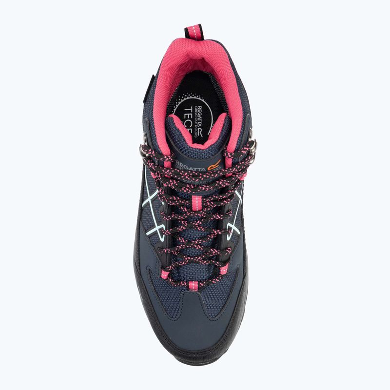 Scarponi da trekking da donna REGATTA Samaris III blu/rosa 5
