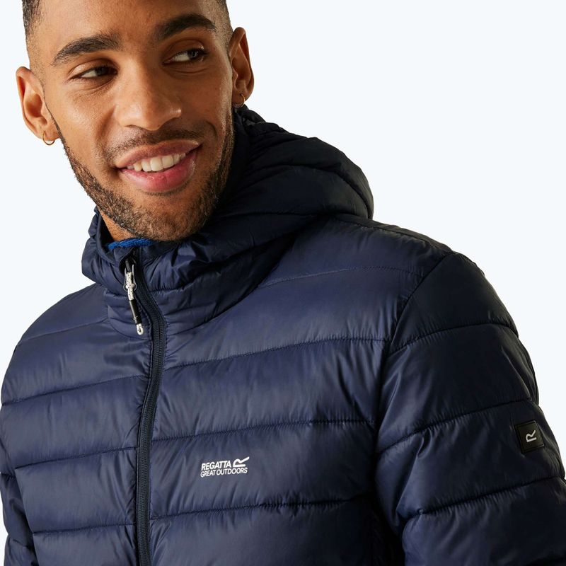 Giacca da uomo REGATTA Hooded Marizion black navy/olympian blue 4