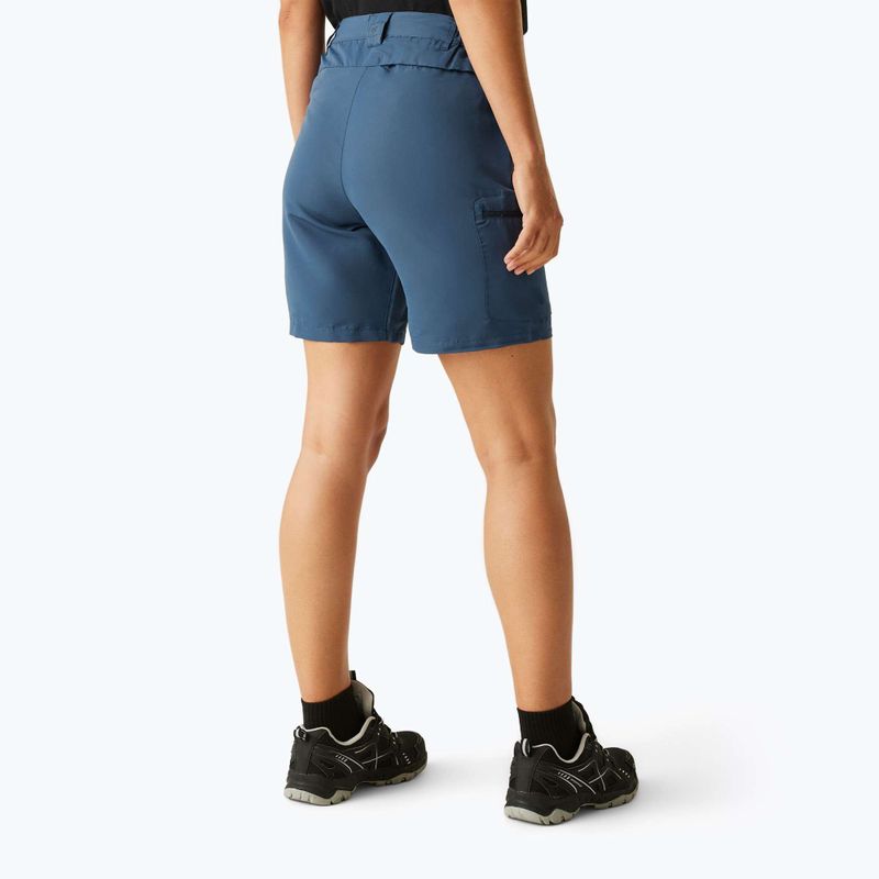 Pantaloncini da trekking da donna REGATTA Chaska III dark denim 3