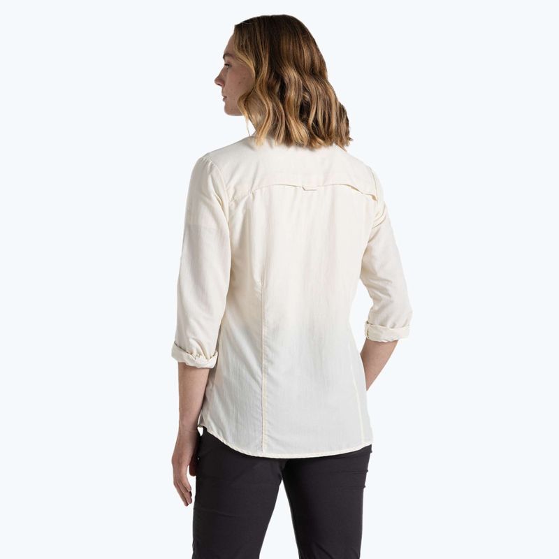 Camicia Craghoppers NosiLife Adventure a maniche lunghe III da donna per il trekking al sale marino 3