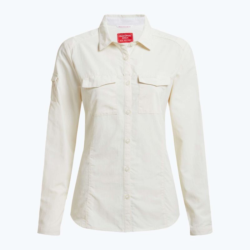Camicia Craghoppers NosiLife Adventure a maniche lunghe III da donna per il trekking al sale marino 8