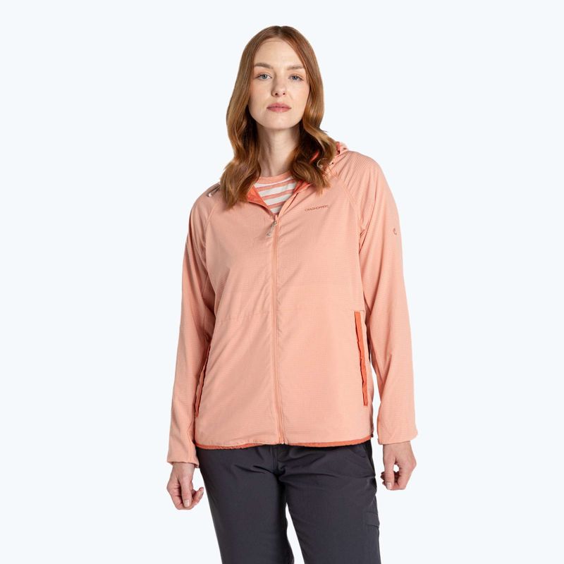 Craghoppers NosiLife Rosa Donna Giacca a vento reversibile in arenaria rossa/argilla 2
